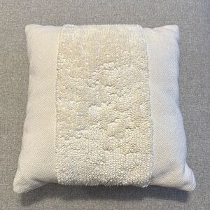 White Square Throw Pillow 17 inch by 17 inch